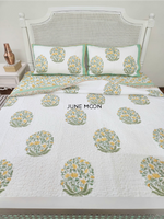 Load image into Gallery viewer, Basket of Gold - Quilted Bedcover Set
