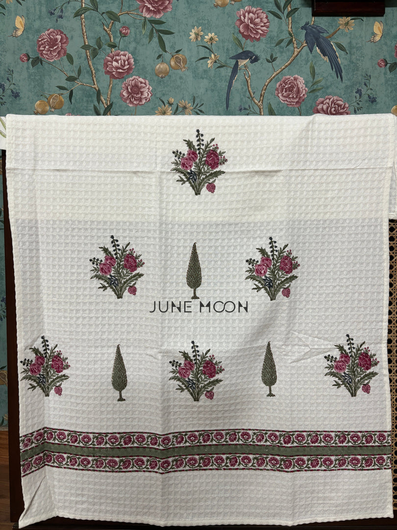 Firdaus - Block Printed Bath Towel