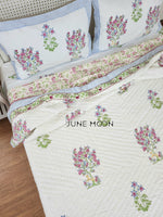 Load image into Gallery viewer, Floresta - Block Printed Muslin Quilt
