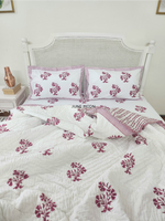 Load image into Gallery viewer, Berry Beautiful - Block Printed Muslin Quilt