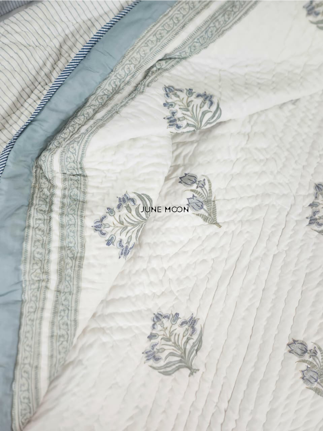 Riverside - Block Printed Muslin Quilt