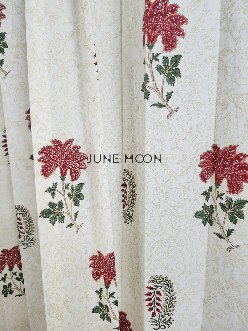 Veda - Block Printed Curtains