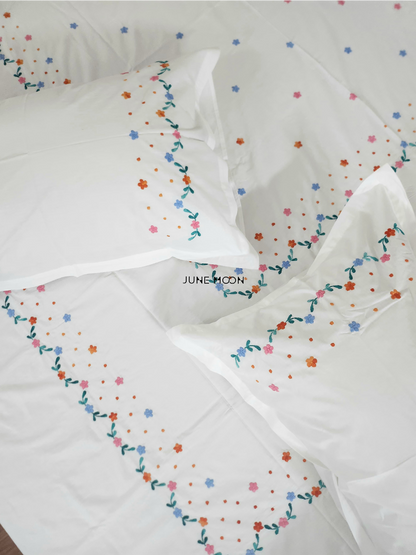 Amberly - Embroidered Bedsheet Set