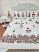 Load image into Gallery viewer, Uphaar - Block Printed Bedsheet Set (Thick Cotton)
