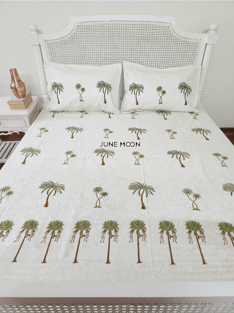 Uphaar - Block Printed Bedsheet Set (Thick Cotton)