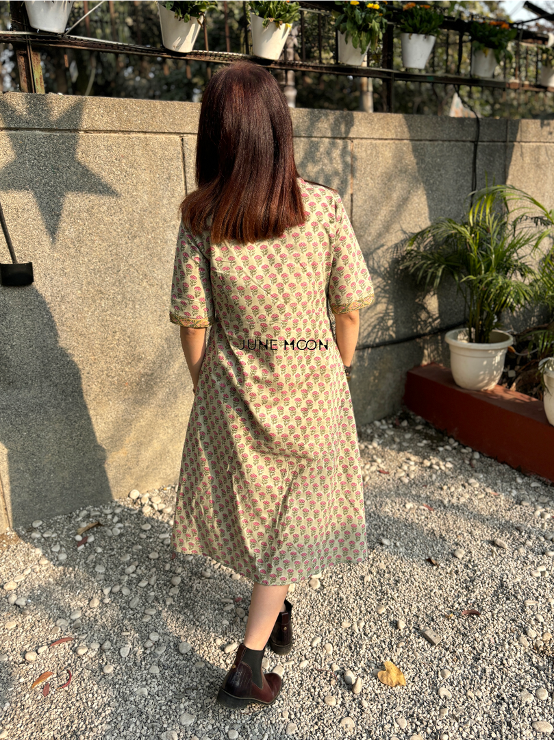 Blair - Block Printed Dress