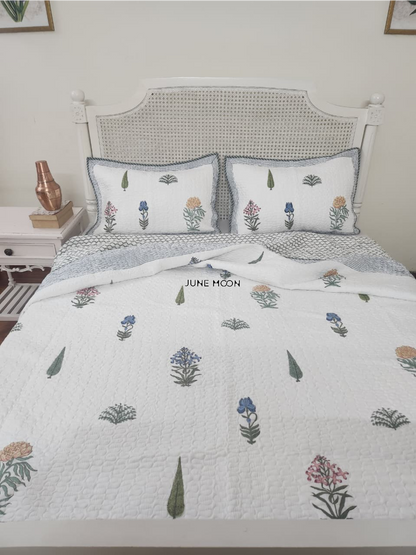Petals Promise - Quilted Bedcover Set