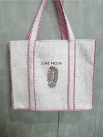 Load image into Gallery viewer, Roza - Block Printed Tote Bag
