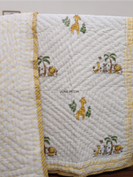 Load image into Gallery viewer, Jungle Safari - Baby Quilt