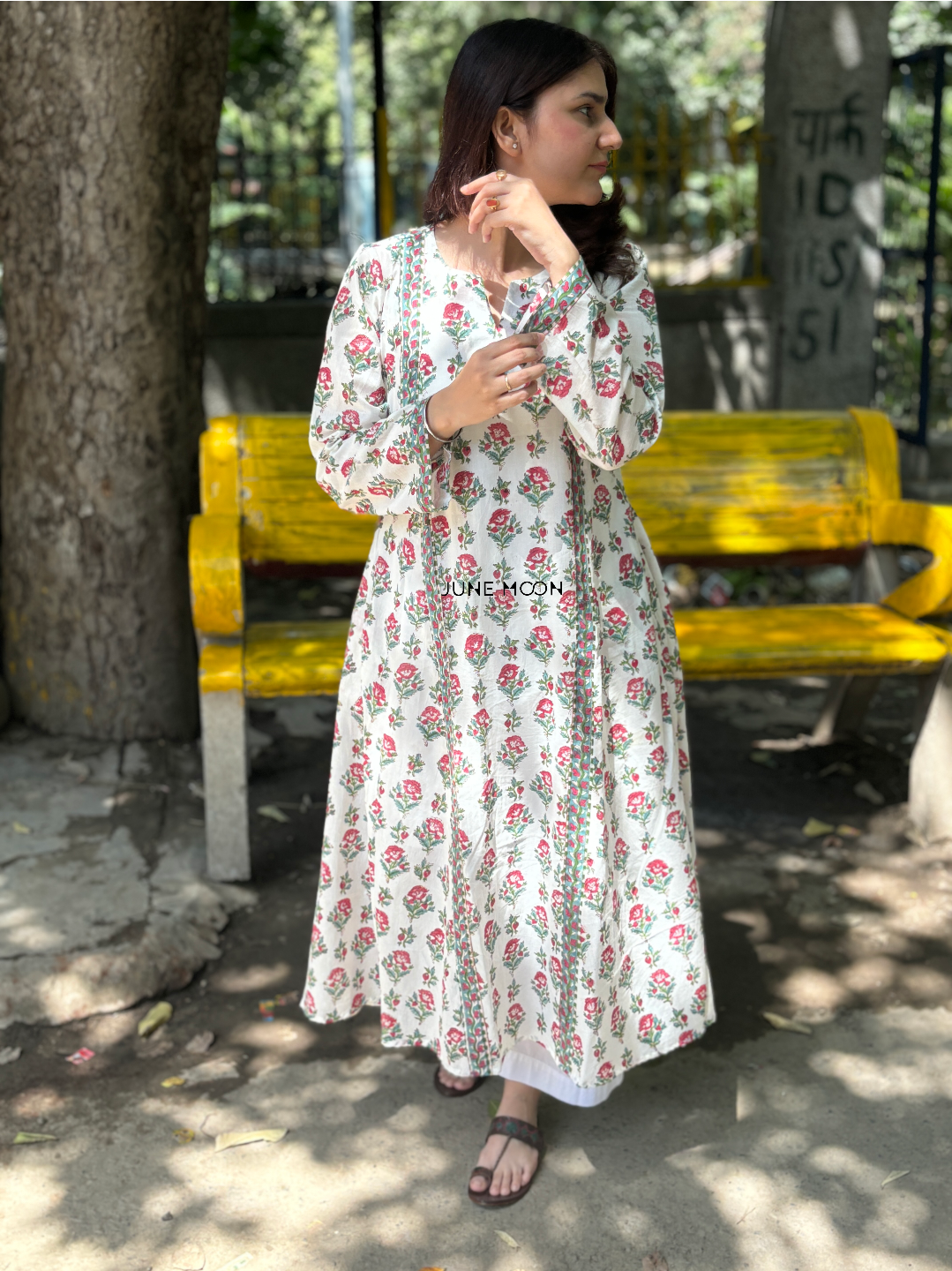 Gulnoor - Block Printed Cotton Kurta