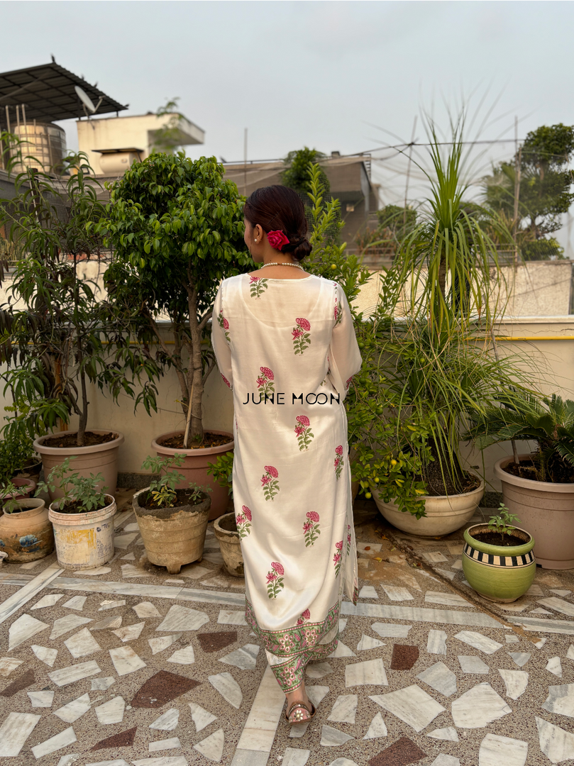 Heer - Block Printed Set of Kurta & Pants