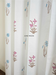 Song of Hope - Block Printed Curtains