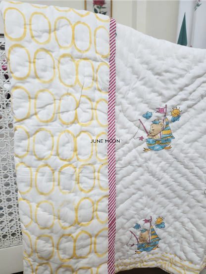 River &amp; Sun - Baby Quilt