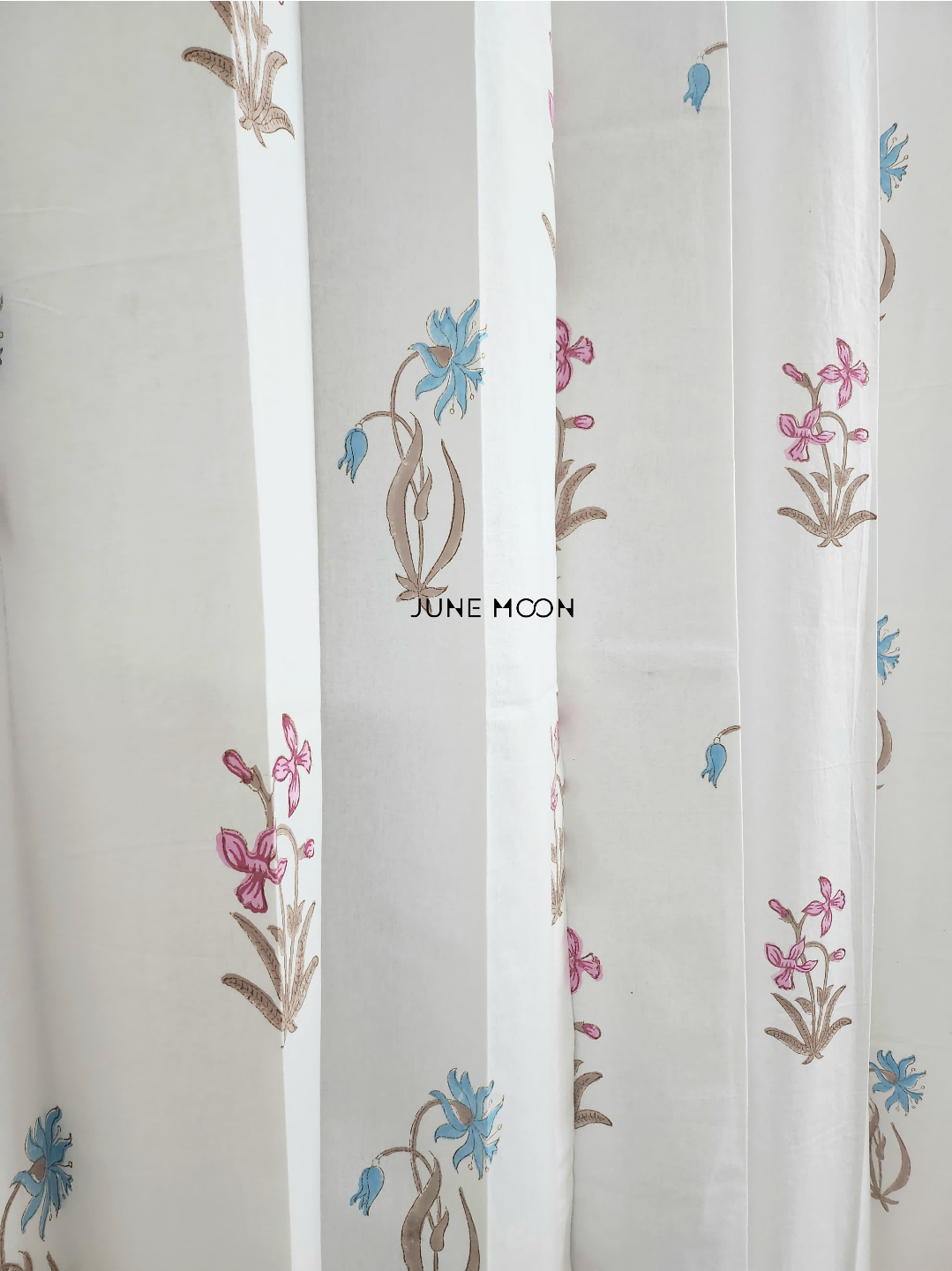 Song of Hope - Block Printed Curtains