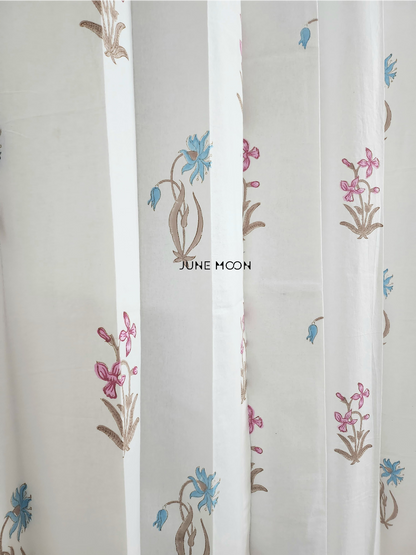 Song of Hope - Block Printed Curtains