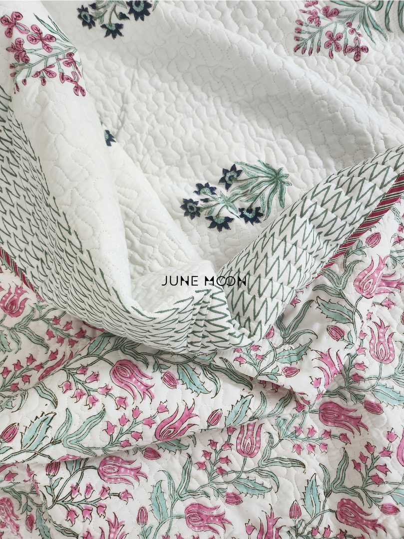 Visions of Eden - Quilted Bedcover Set