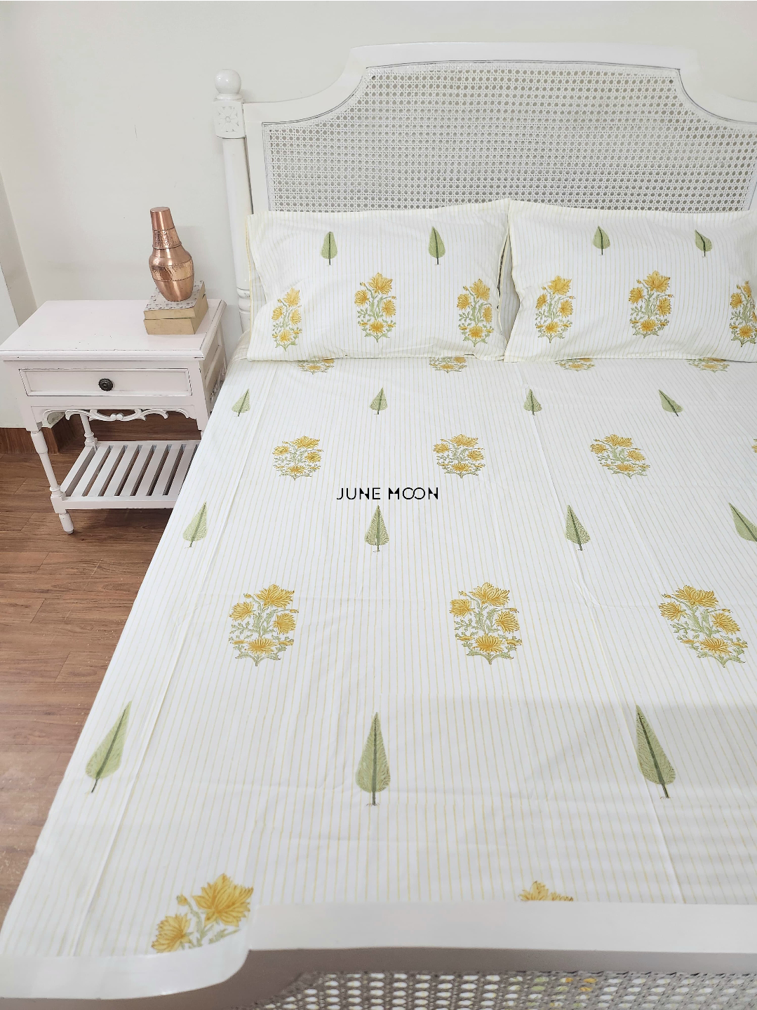 Tinted Nook - Block Printed Bedsheet Set