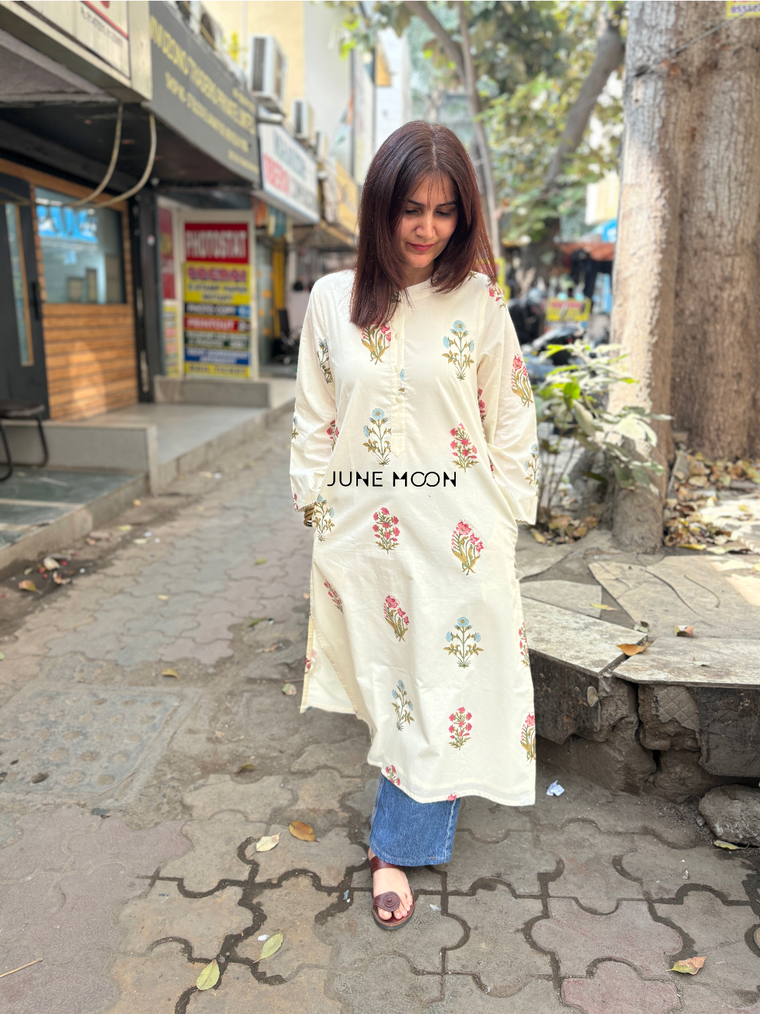 Aizah - Block Printed Kurta