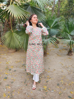 Load image into Gallery viewer, Maahru - Block Printed Kurta
