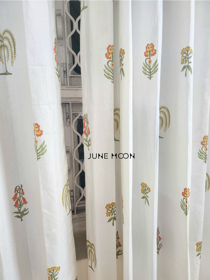 My Little Sunshine - Block Printed Curtains