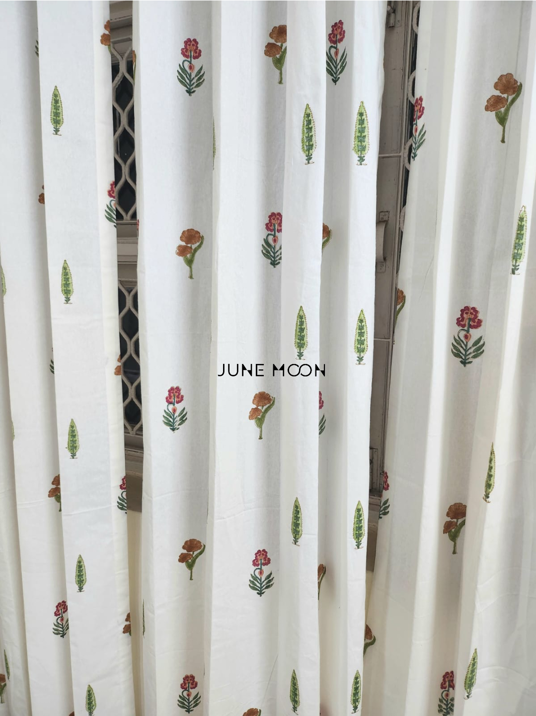 Shades of Grace - Block Printed Curtains