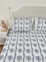 Load image into Gallery viewer, Neel - Block Printed Bedsheet Set
