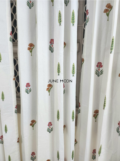 Shades of Grace - Block Printed Curtains