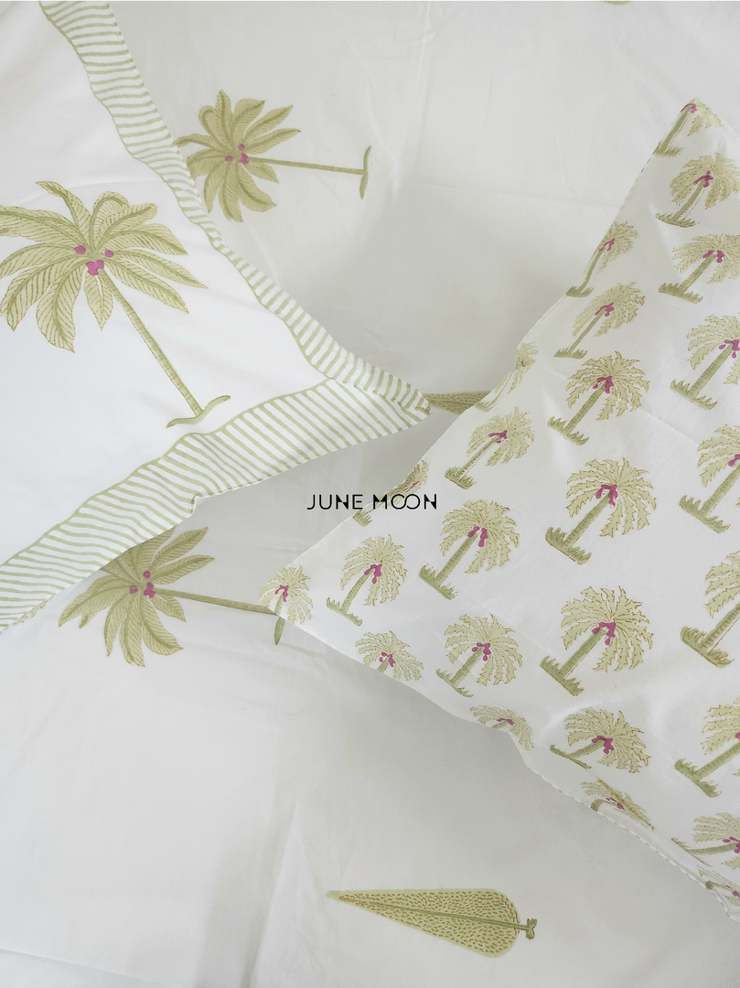 Into The Woods - Block Printed Bedsheet Set