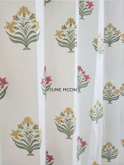 Indian Palette - Block Printed Curtains
