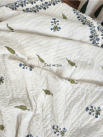 Load image into Gallery viewer, Chandni Bagh - Block Printed Muslin Quilt (108*108 Inch)
