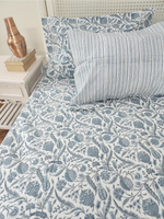 Load image into Gallery viewer, Saira - Block Printed Bedsheet Set