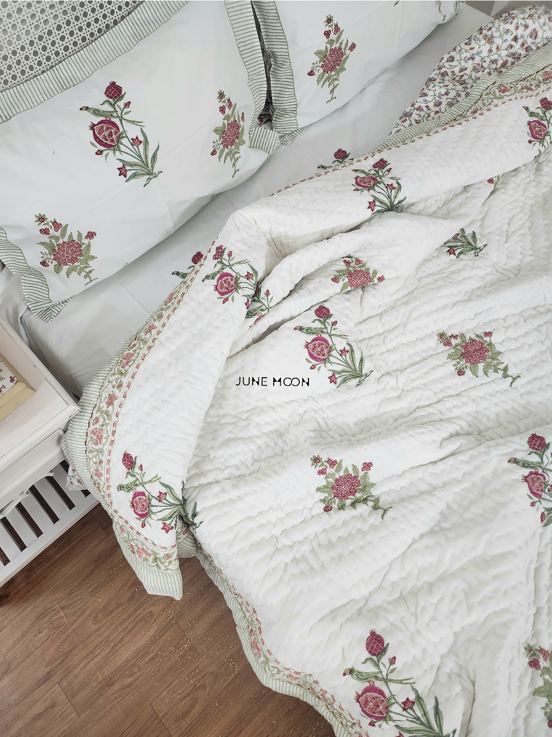 Kudrat - Block Printed Muslin Quilt