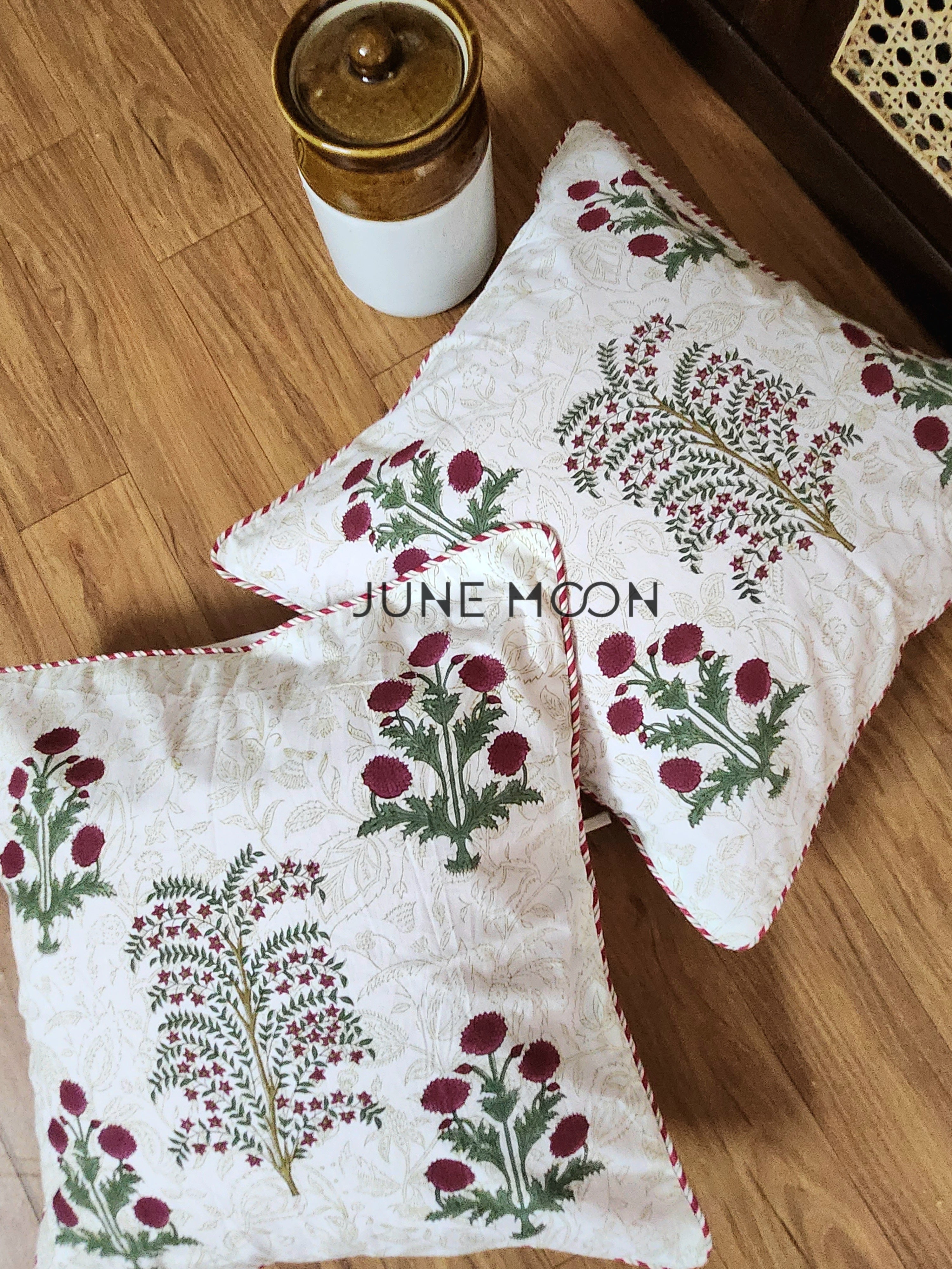Gul Rang - Set of 2 Cushion Covers