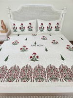 Load image into Gallery viewer, Uphaar - Block Printed Bedsheet Set (Thick Cotton)
