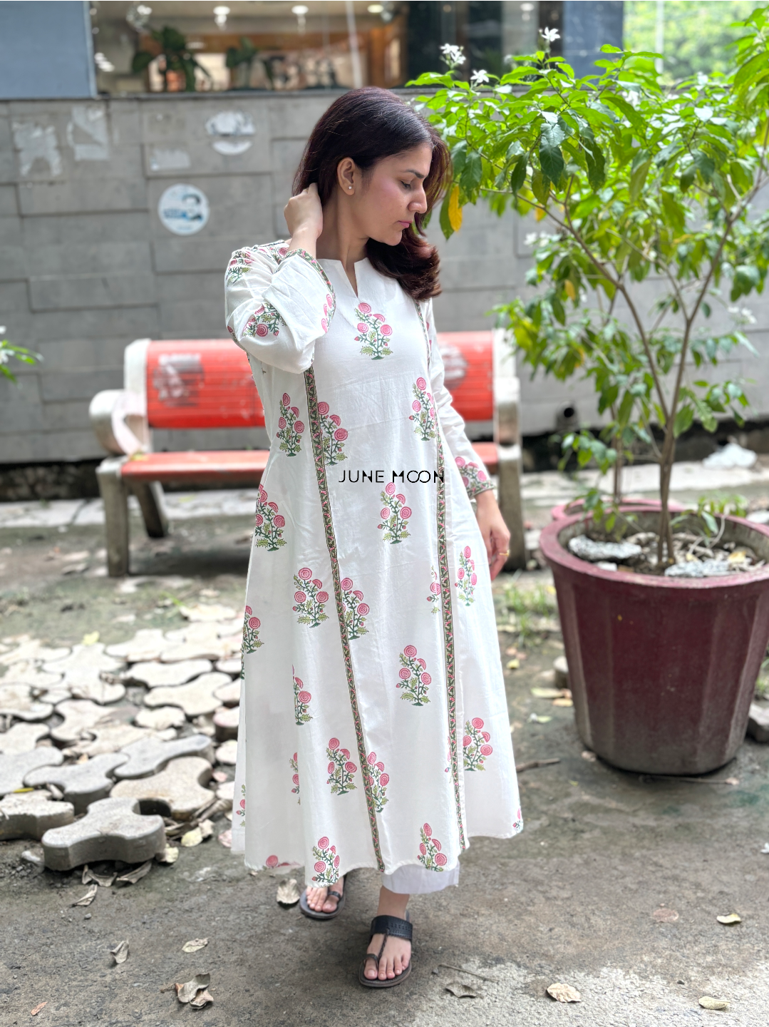 Mihika - Block Printed Cotton Kurta