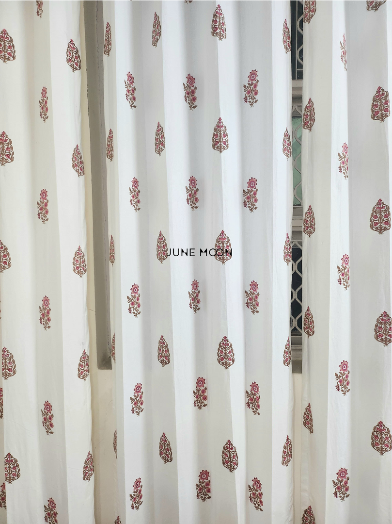 Gul Bano - Block Printed Curtains
