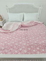 Load image into Gallery viewer, Shaam Gulaabi - Block Printed Muslin Quilt
