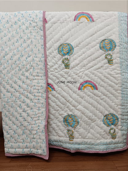 Rainbow World - Baby Quilt