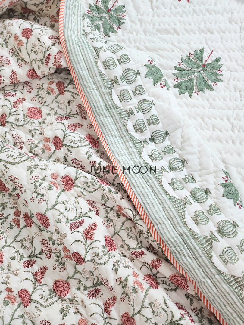 Born To Be Loved - Set of Quilt & Bedsheet