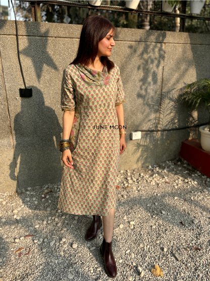 Blair - Block Printed Dress