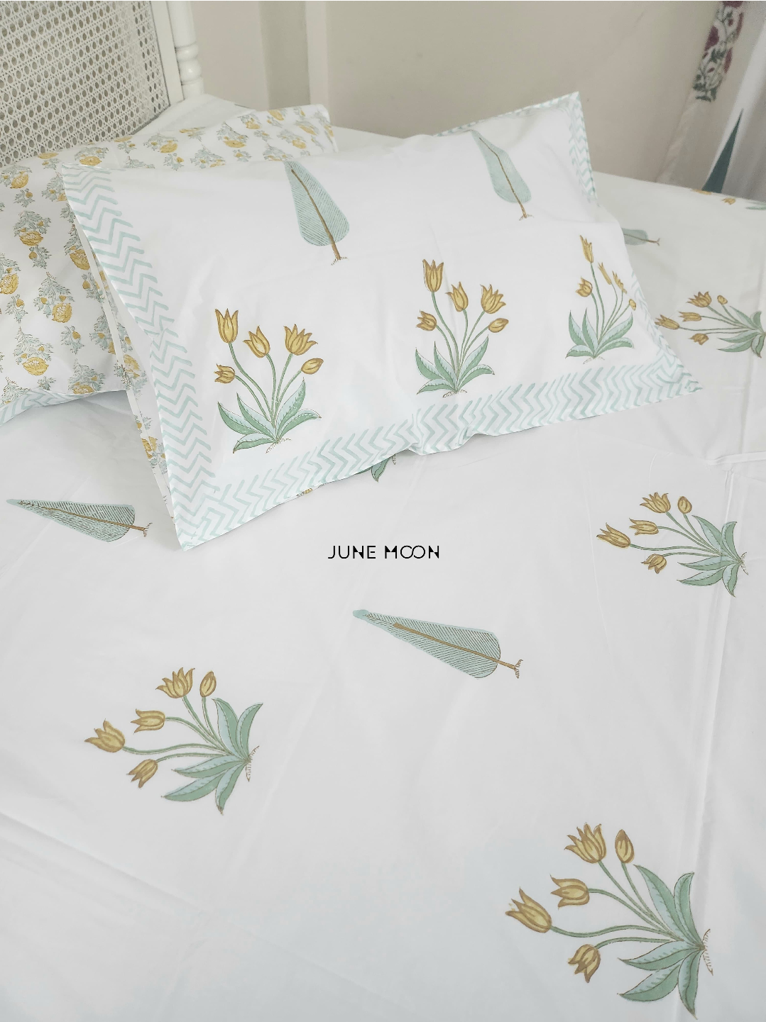 Sunny Nook - Block Printed Bedsheet Set