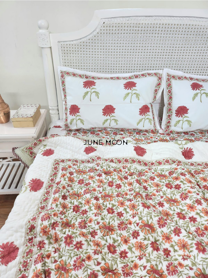 Rustic Garden - Set of 2 Single Quilts