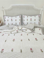 Load image into Gallery viewer, For Your Eyes - Block Printed Muslin Quilt
