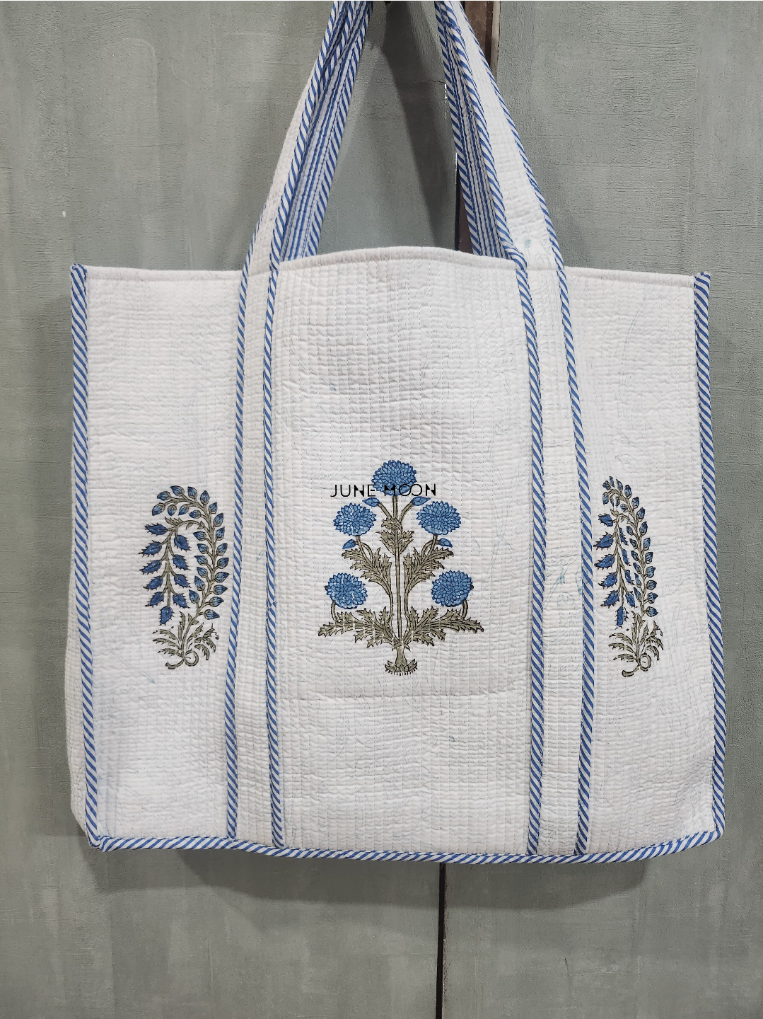 Roza - Block Printed Tote Bag