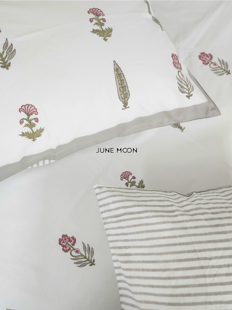 For Your Eyes - Block Printed Bedsheet Set