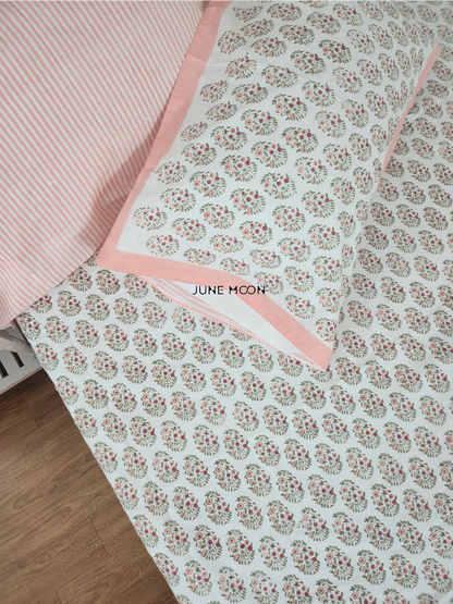 Nikhaar - Block Printed Bedsheet Set