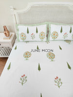 Load image into Gallery viewer, Women of Spring - Block Printed Bedsheet Set
