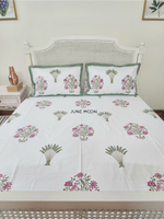 Load image into Gallery viewer, Floresta - Block Printed Bedsheet Set