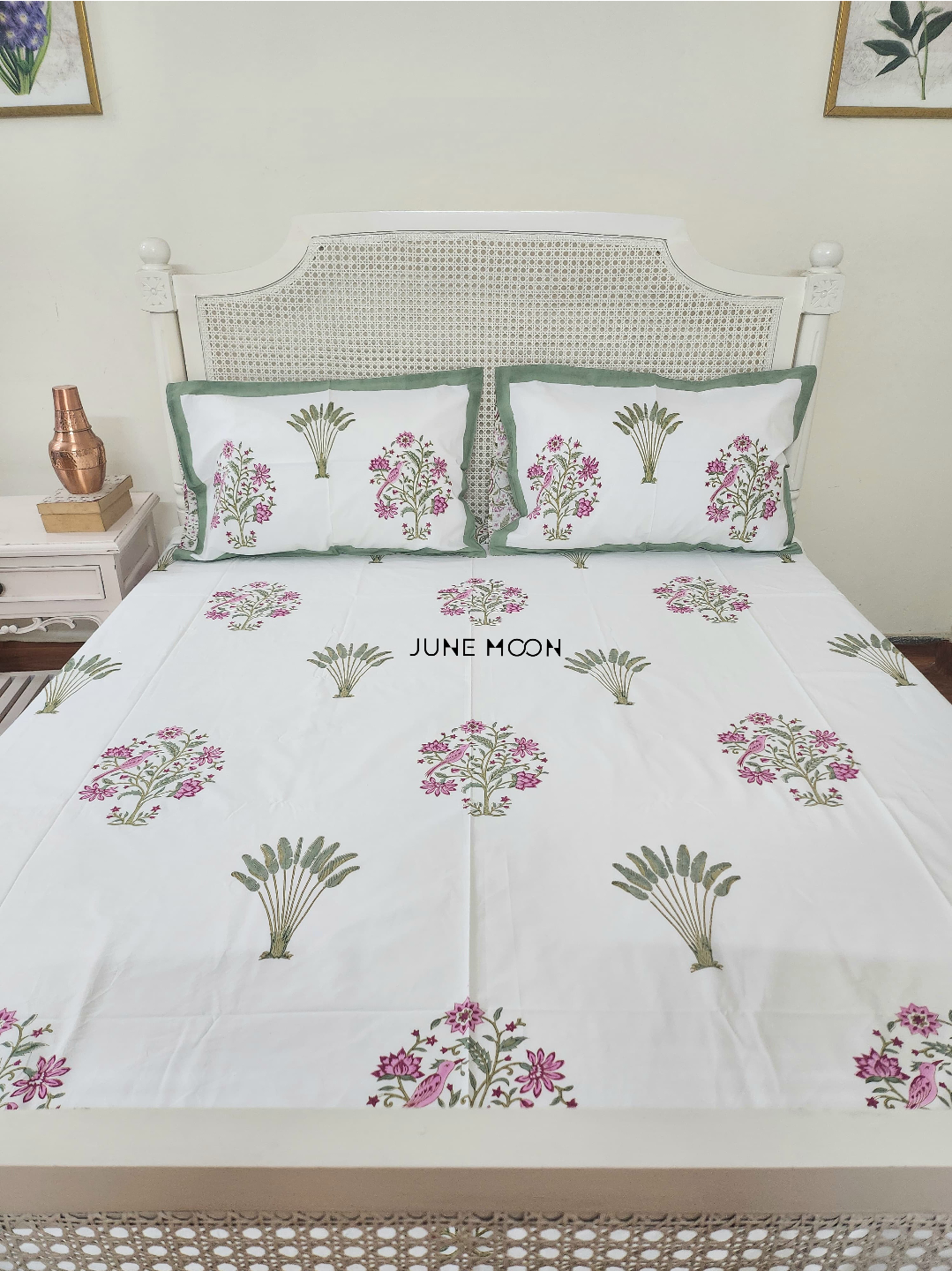 Floresta - Block Printed Bedsheet Set
