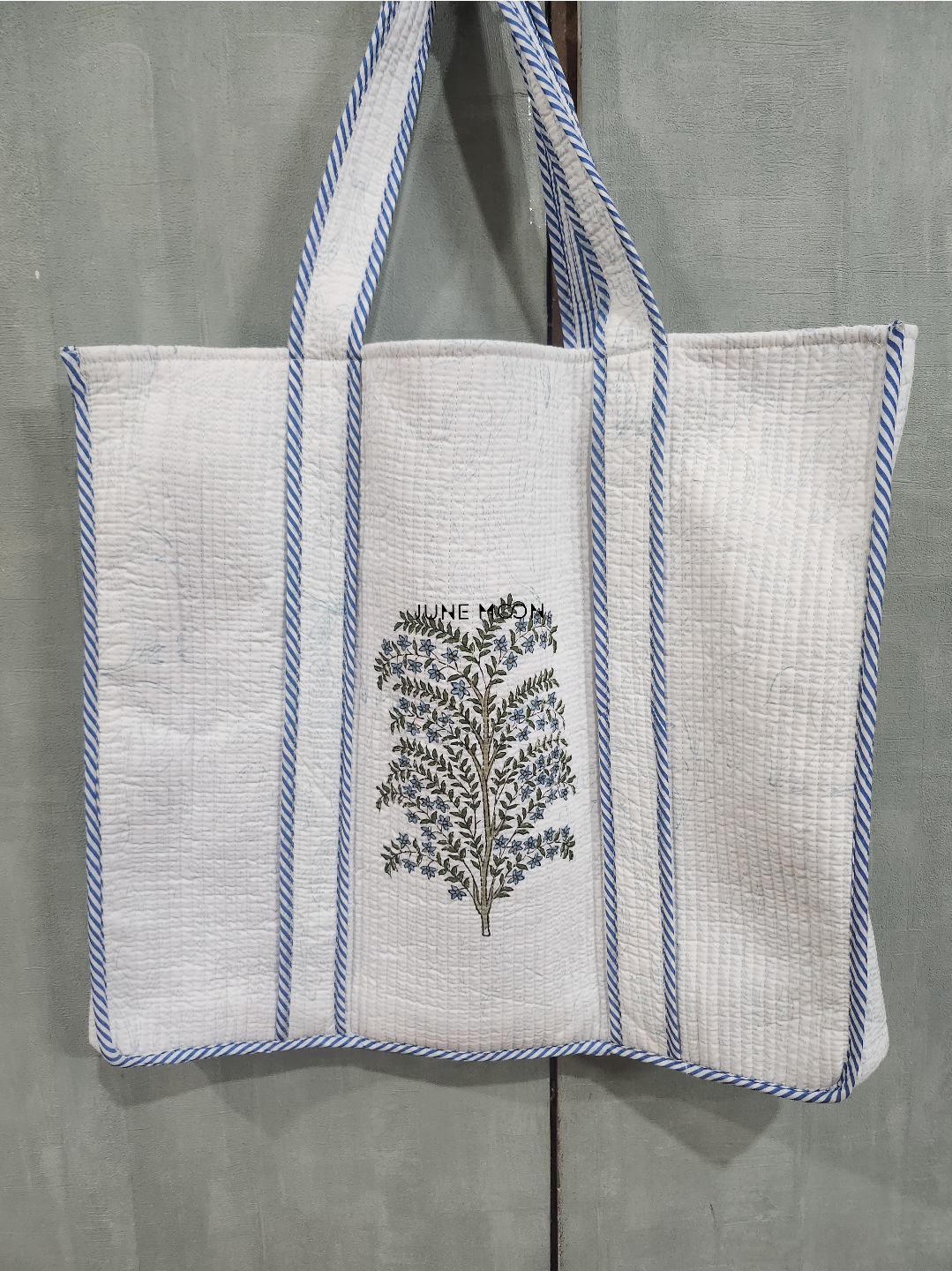Roza - Block Printed Tote Bag